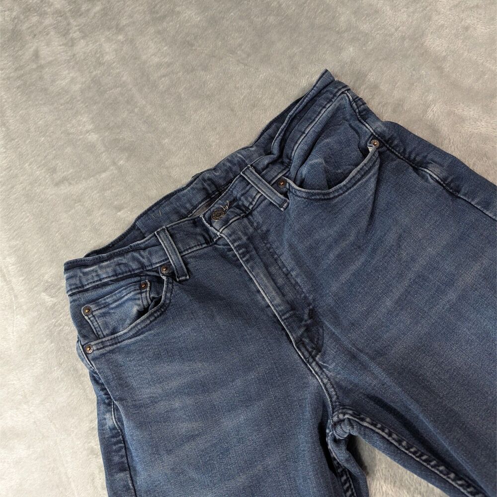 Levis 511 Slim Fit Jeans Mens 33x30 Dark Wash Blue Stretch Denim Pants Red Tab